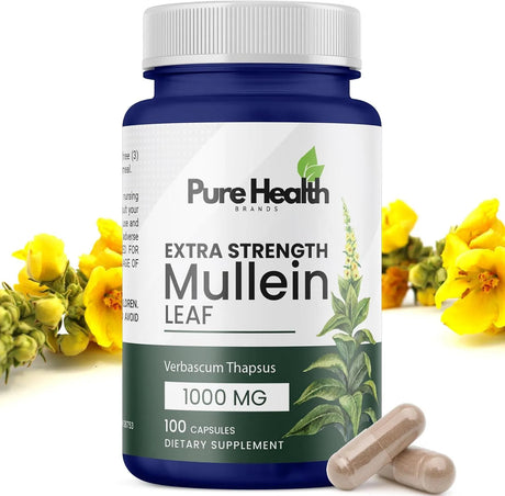 PURE HEALTH - Pure Health Lung Detox Mullein Leaf 100 Capsulas - The Red Vitamin MX - Suplementos Alimenticios - {{ shop.shopifyCountryName }}