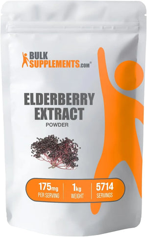 BULK SUPPLEMENTS - Bulk Supplements Elderberry Extract Powder 1 Kg. - The Red Vitamin MX - Suplementos Alimenticios - {{ shop.shopifyCountryName }}