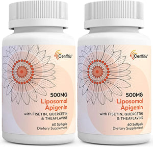 CENFFITIO - Cenffitio Liposomal Apigenin 500Mg. 60 Capsulas 2 Pack - The Red Vitamin MX - Suplementos Alimenticios - {{ shop.shopifyCountryName }}