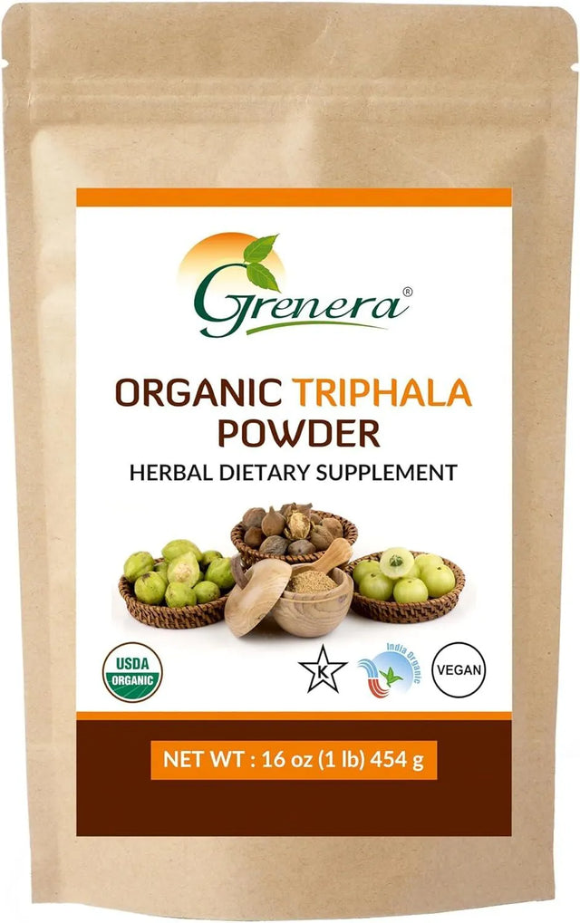 GRENERA - Grenera Organic Triphala Powder 454Gr. - The Red Vitamin MX - Suplementos Alimenticios - {{ shop.shopifyCountryName }}