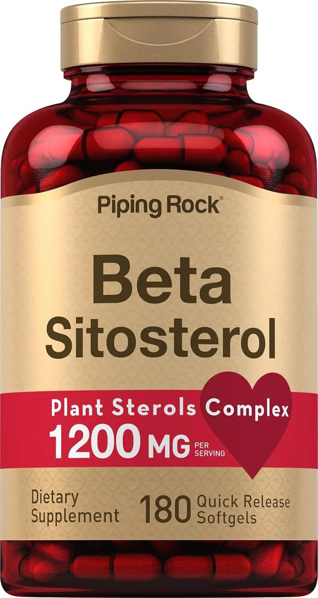 PIPING ROCK - Piping Rock Beta Sitosterol 1200Mg. 180 Capsulas Blandas - The Red Vitamin MX - Suplementos Alimenticios - {{ shop.shopifyCountryName }}