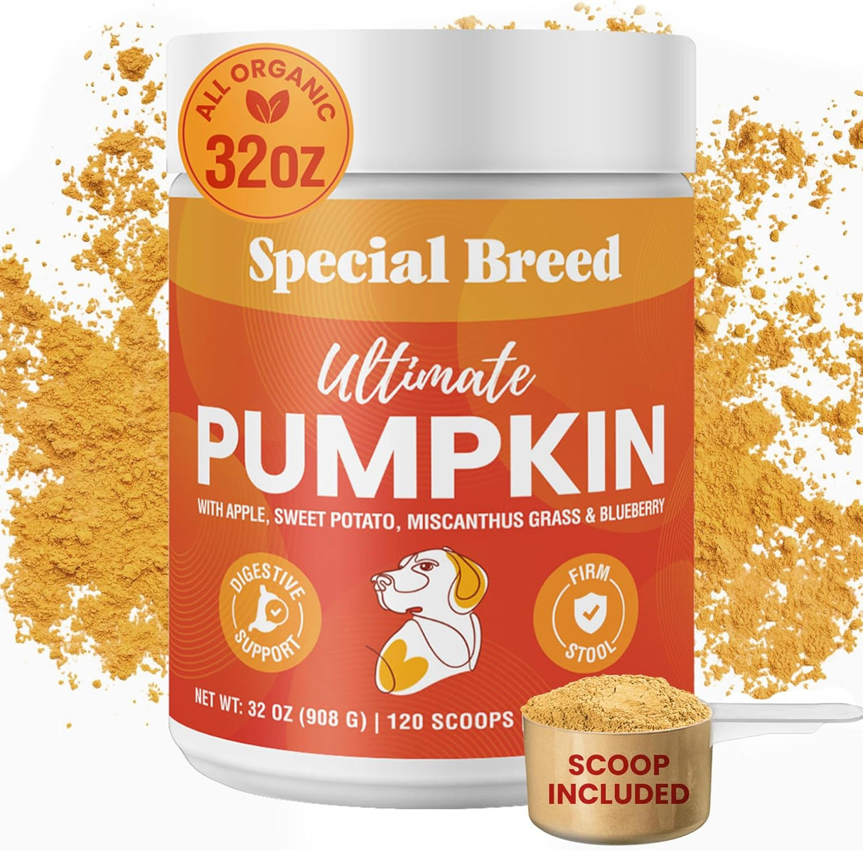 Special Breed Ultimate Pumpkin for Dogs 120 Servicios 908Gr.