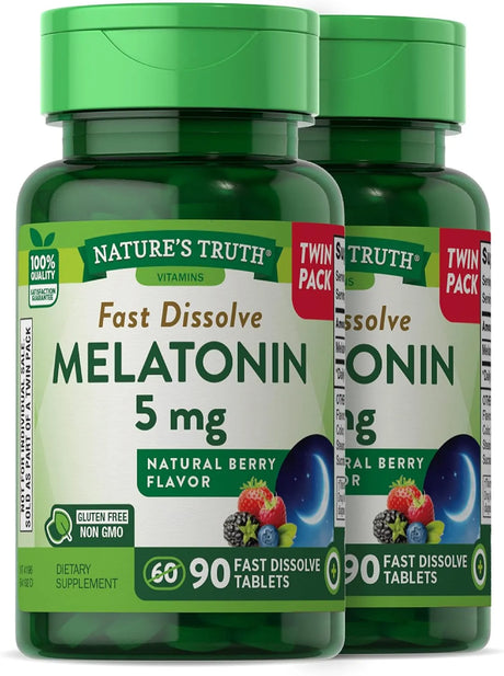 NATURE'S TRUTH - Nature's Truth Melatonin 5Mg. 90 Tabletas 2 Pack - The Red Vitamin MX - Suplementos Alimenticios - {{ shop.shopifyCountryName }}