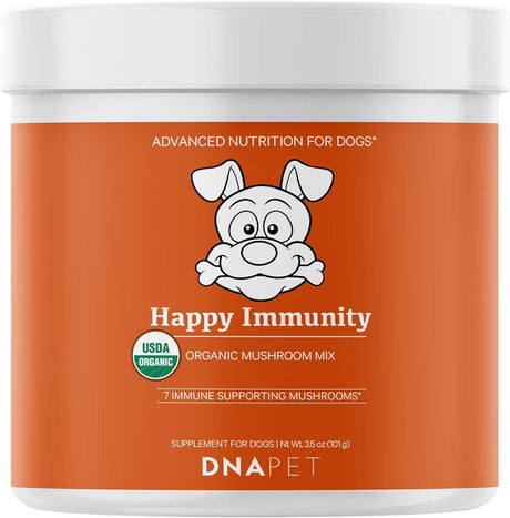 DNA PET - DNA PET Happy Immunity USDA Certified Organic Mushroom Complex for Dogs 101Gr. - The Red Vitamin MX - Suplementos Herbales Para Perros - {{ shop.shopifyCountryName }}
