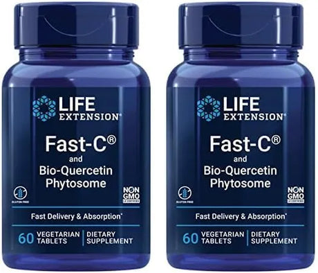 LIFE EXTENSION - Life Extension Fast-C and Bio-Quercetin 60 Tabletas 2 Pack - The Red Vitamin MX - Suplementos Alimenticios - {{ shop.shopifyCountryName }}