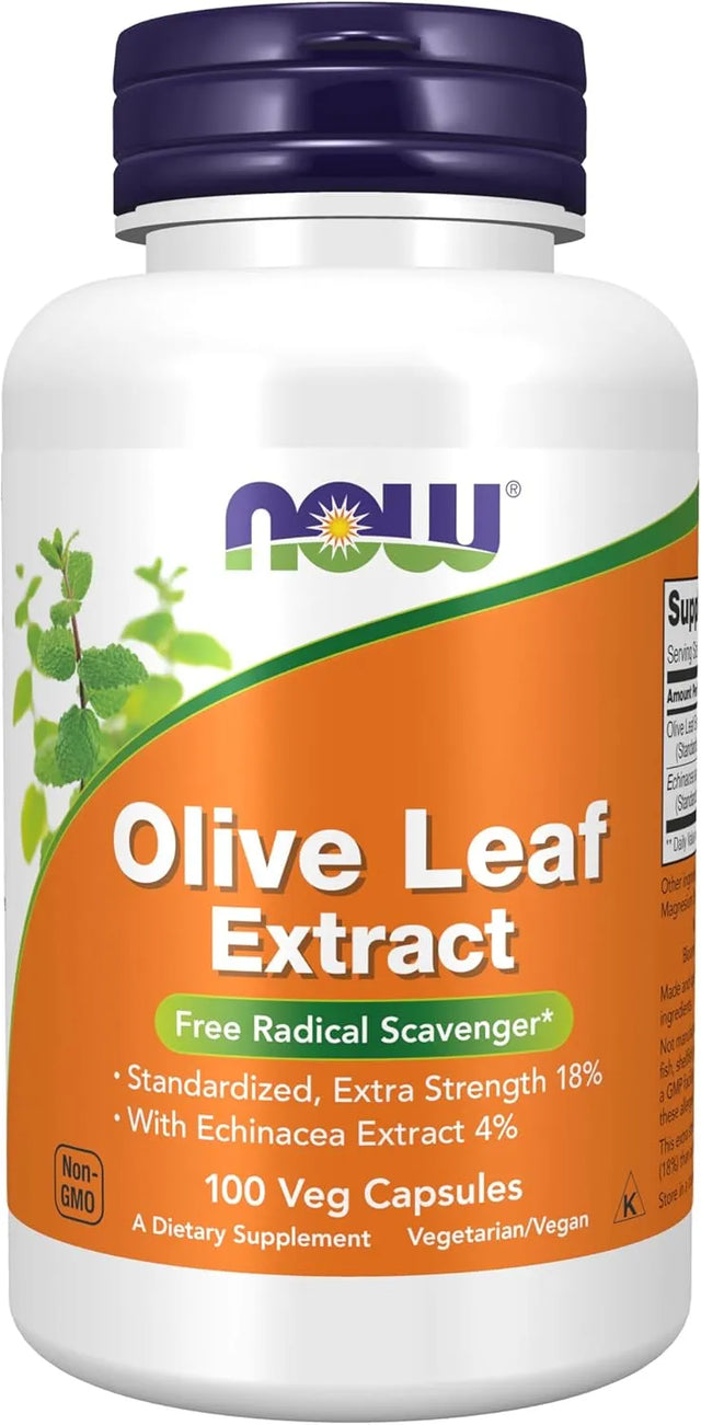 NOW SUPPLEMENTS - NOW Foods Supplements Olive Leaf Extract with Echinacea Extract 100 Capsulas - The Red Vitamin MX - Suplementos Alimenticios - {{ shop.shopifyCountryName }}