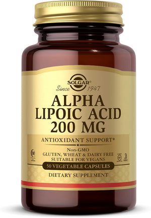 Solgar Alpha Lipoic Acid 200Mg. 50 Capsulas