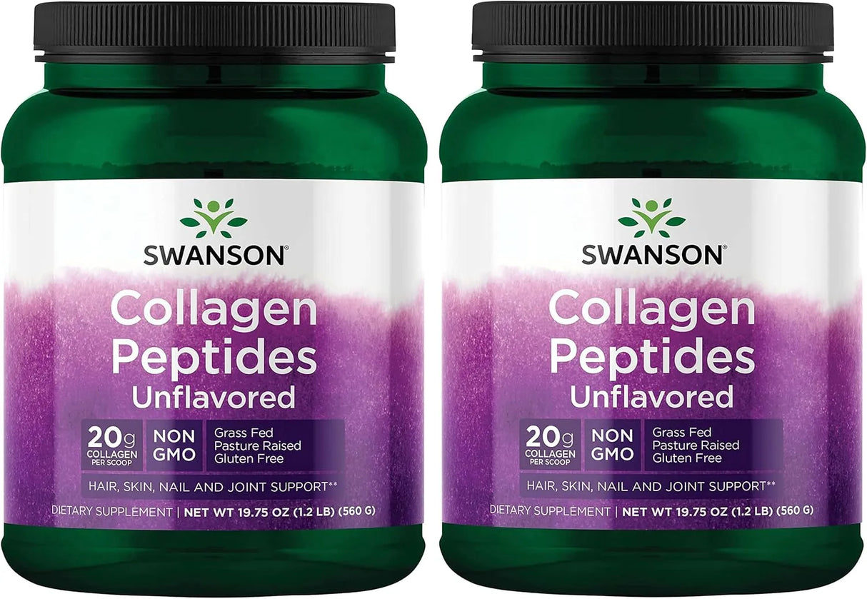 SWANSON - Swanson Collagen Peptides Unflavored 560Gr. 2 Pack - The Red Vitamin MX - Suplementos Alimenticios - {{ shop.shopifyCountryName }}