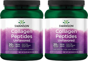 SWANSON - Swanson Collagen Peptides Unflavored 560Gr. 2 Pack - The Red Vitamin MX - Suplementos Alimenticios - {{ shop.shopifyCountryName }}