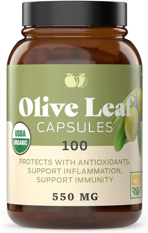 COMPLETE NATURAL PRODUCTS - Complete Natural Products Organic Olive Leaf 550Mg. 100 Capsulas - The Red Vitamin MX - Suplementos Alimenticios - {{ shop.shopifyCountryName }}