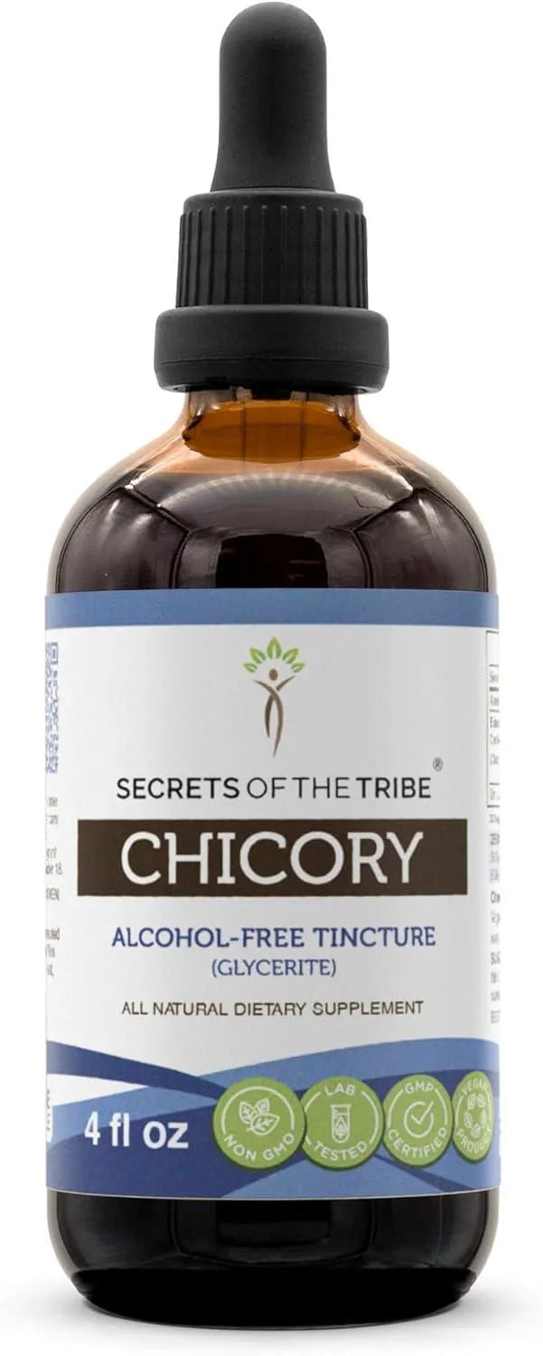 SECRETS OF THE TRIBE - Secrets of the Tribe Chicory Tincture Alcohol-Free Extract 4 Fl.Oz. - The Red Vitamin MX - Suplementos Alimenticios - {{ shop.shopifyCountryName }}