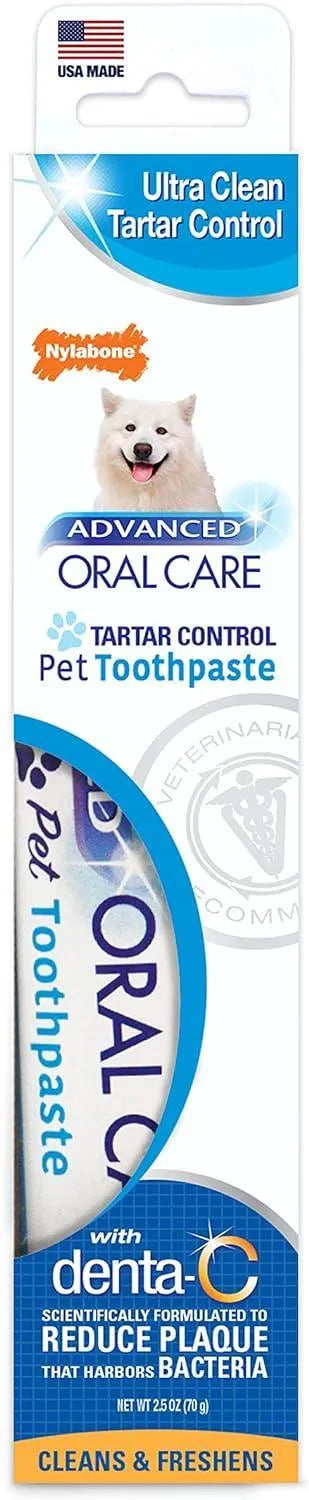 NYLABONE - Nylabone Advanced Oral Care Tartar Control Dog Toothpaste Original 2.5 Oz. - The Red Vitamin MX - Cuidado Dental Para Perros - {{ shop.shopifyCountryName }}