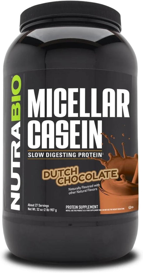 NUTRABIO - NutraBio Micellar Casein Protein Powder Dutch Chocolate 907Gr. - The Red Vitamin MX - Suplementos Alimenticios - {{ shop.shopifyCountryName }}