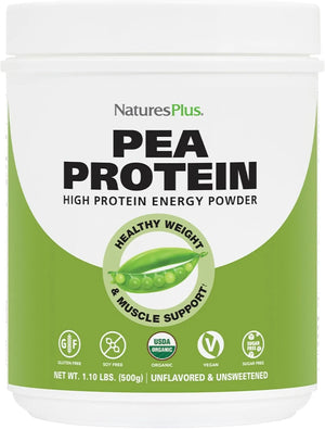 NATURES PLUS - Natures Plus Organic Pea Protein 25 Servicios 500Gr. - The Red Vitamin MX - Suplementos Alimenticios - {{ shop.shopifyCountryName }}