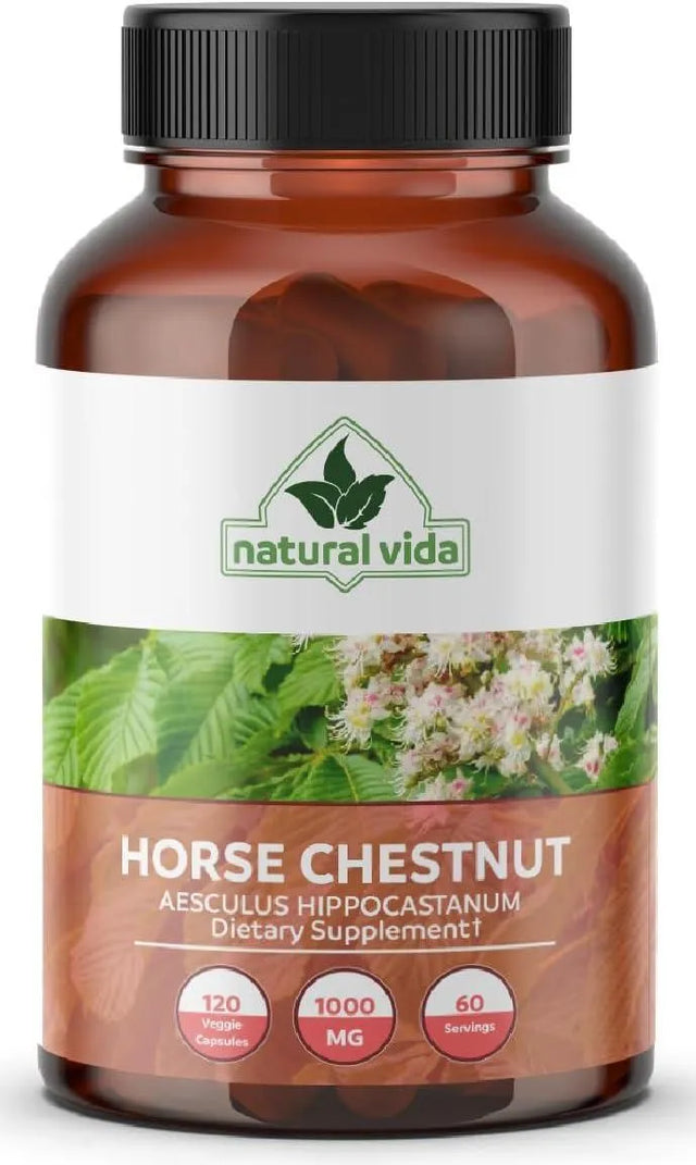 NATURAL VIDA - Natural Vida Horse Chestnut Extract 1000Mg. 120 Capsulas - The Red Vitamin MX - Suplementos Alimenticios - {{ shop.shopifyCountryName }}