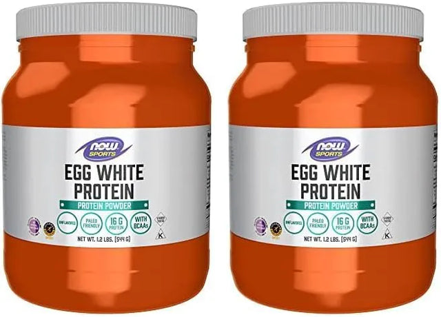 NOW SPORTS - NOW Foods Sports Nutrition Egg White Protein 544Gr. 2 Pack - The Red Vitamin MX - Suplementos Alimenticios - {{ shop.shopifyCountryName }}