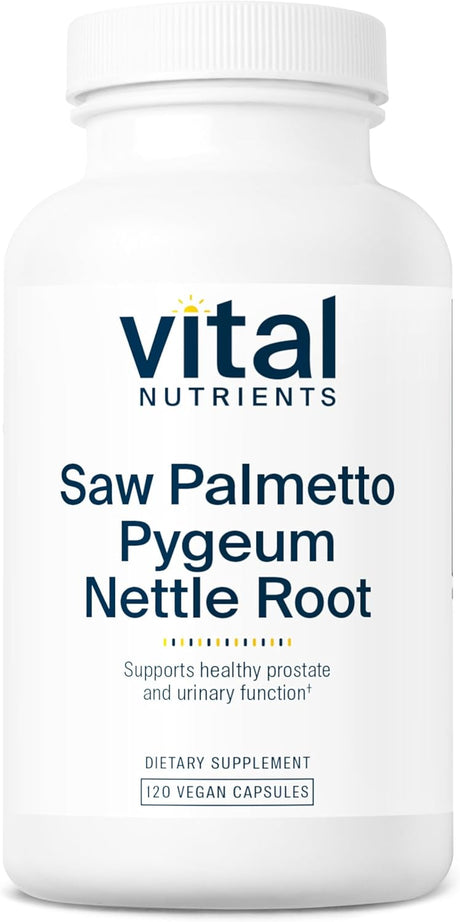 VITAL NUTRIENTS - Vital Nutrients Saw Palmetto with Pygeum & Nettle Root 120 Capsulas - The Red Vitamin MX - Suplementos Alimenticios - {{ shop.shopifyCountryName }}