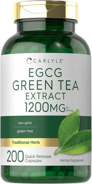 CARLYLE - Carlyle EGCG Green Tea Extract 1200Mg. 200 Capsulas - The Red Vitamin MX - Suplementos Alimenticios - {{ shop.shopifyCountryName }}