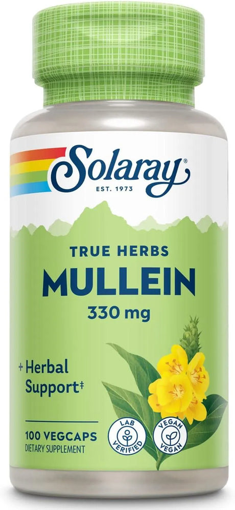 SOLARAY - SOLARAY Mullein Leaf 330Mg. 100 Capsulas - The Red Vitamin MX - Suplementos Alimenticios - {{ shop.shopifyCountryName }}