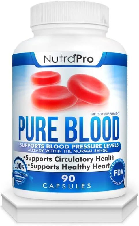 NUTRAPRO - NutraPro Blood Pressure Pure Blood 90 Capsulas - The Red Vitamin MX - Suplementos Alimenticios - {{ shop.shopifyCountryName }}