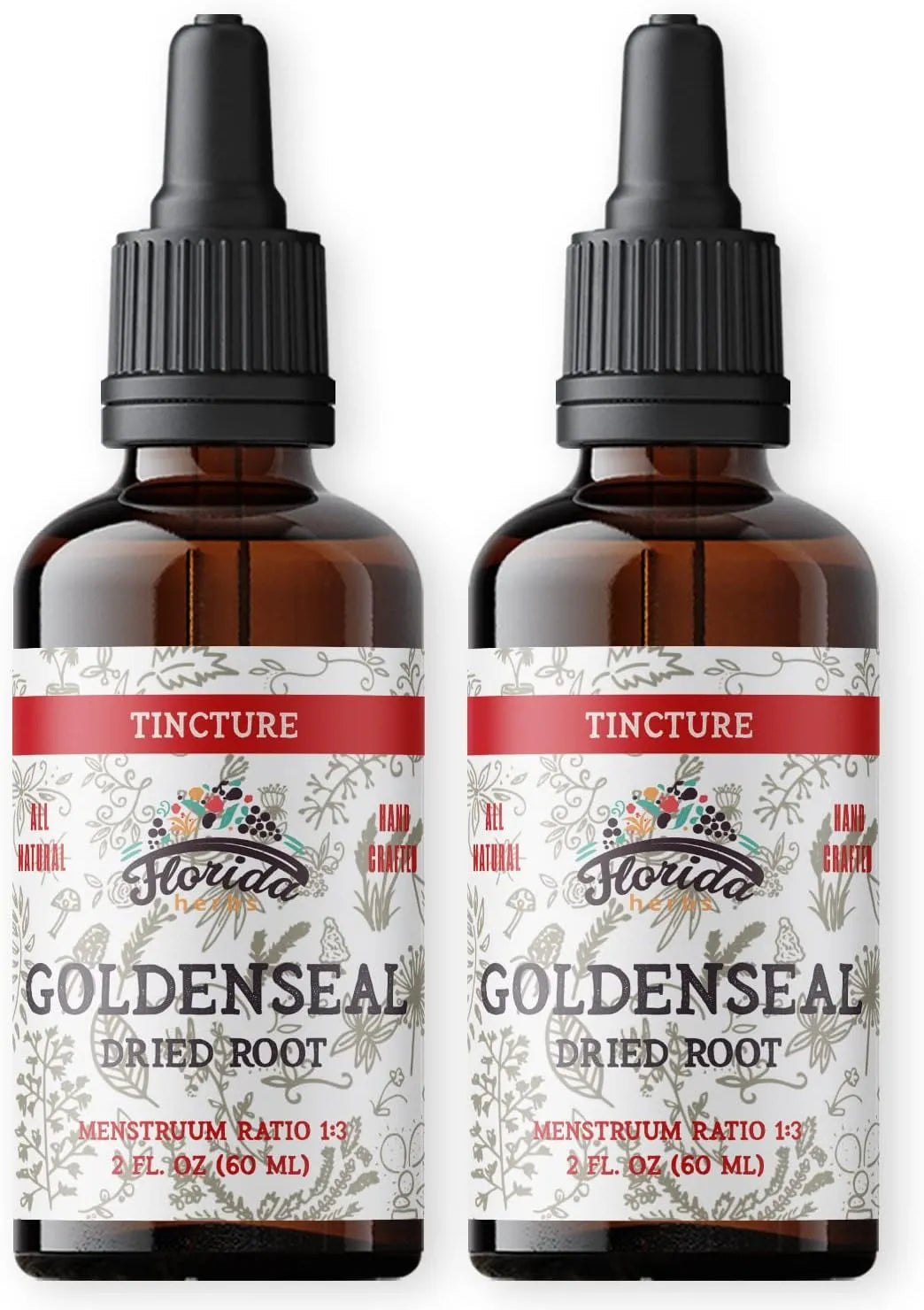 FLORIDA HERBS - Florida Herbs Goldenseal Root Tincture 2 Fl.Oz. 2 Pack - The Red Vitamin MX - Suplementos Alimenticios - {{ shop.shopifyCountryName }}