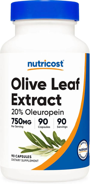 NUTRICOST - Nutricost Olive Leaf Extract 750Mg. 90 Capsulas - The Red Vitamin MX - Suplementos Alimenticios - {{ shop.shopifyCountryName }}