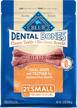 BLUE BUFFALO - Blue Buffalo Dental Bones Small Natural Dental Chew Dog Treats 21 Piezas - The Red Vitamin MX - Cuidado Dental Para Perros - {{ shop.shopifyCountryName }}
