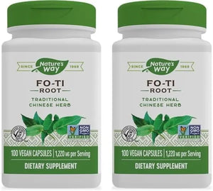 NATURE'S WAY - Nature's Way Fo-Ti Root 1220Mg. 100 Capsulas 2 Pack - The Red Vitamin MX - Suplementos Alimenticios - {{ shop.shopifyCountryName }}