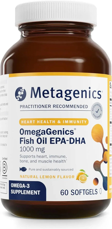 METAGENICS - Metagenics OmegaGenics Fish Oil EPA-DHA 1000Mg. 60 Capsulas Blandas - The Red Vitamin MX - Suplementos Alimenticios - {{ shop.shopifyCountryName }}