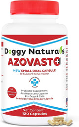 Doggy Naturals Azovast Plus Kidney Health Supplement for Dogs & Cats 120 Capsulas