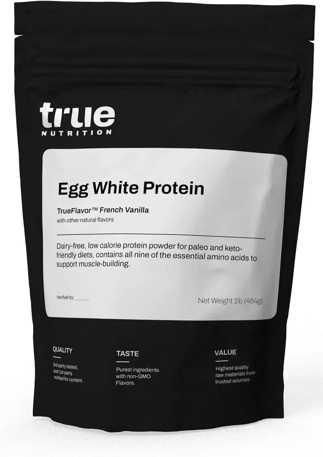 TRUE NUTRITION - True Nutrition French Vanilla Egg White Protein Powder 454Gr. - The Red Vitamin MX - Suplementos Alimenticios - {{ shop.shopifyCountryName }}