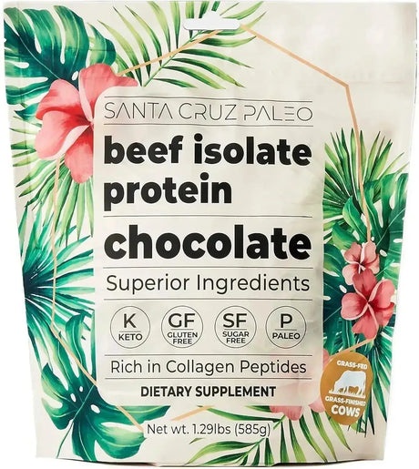 SANTA CRUZ PALEO - Santa Cruz Paleo Beef Isolate Protein Powder Chocolate 585Gr. - The Red Vitamin MX - Suplementos Alimenticios - {{ shop.shopifyCountryName }}