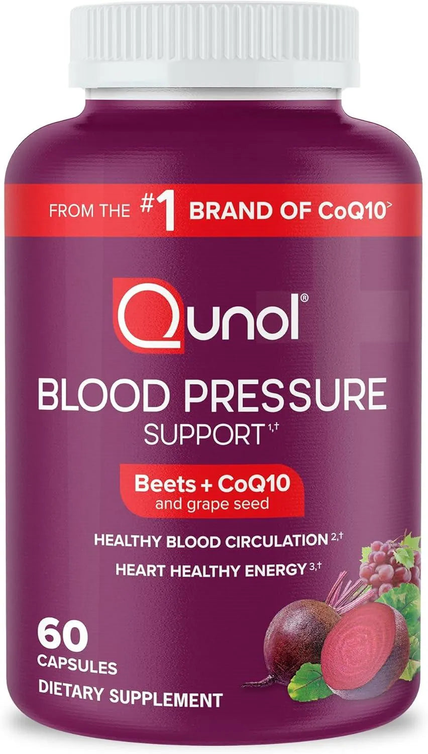 QUNOL - Qunol Blood Pressure Support 60 Capsulas - The Red Vitamin MX - Suplementos Alimenticios - {{ shop.shopifyCountryName }}