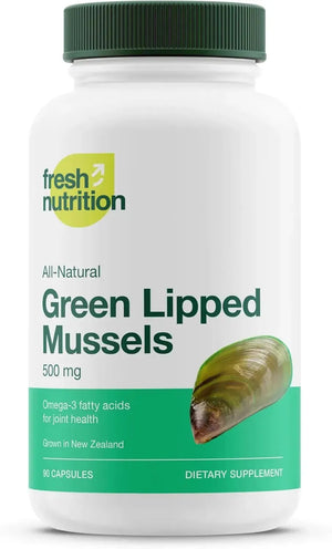 FRESH NUTRITION - Fresh Nutrition Green Lipped Mussel 90 Capsulas - The Red Vitamin MX - Suplementos Alimenticios - {{ shop.shopifyCountryName }}