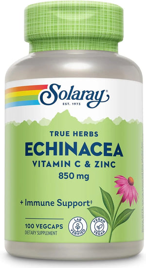 SOLARAY - SOLARAY Echinacea Vitamin C & Zinc 850Mg. 100 Capsulas - The Red Vitamin MX - Suplementos Alimenticios - {{ shop.shopifyCountryName }}