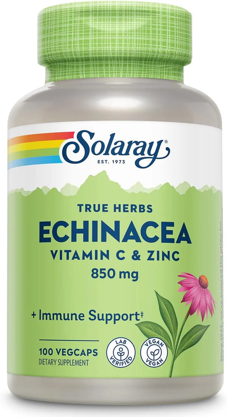 SOLARAY - SOLARAY Echinacea Vitamin C & Zinc 850Mg. 100 Capsulas - The Red Vitamin MX - Suplementos Alimenticios - {{ shop.shopifyCountryName }}