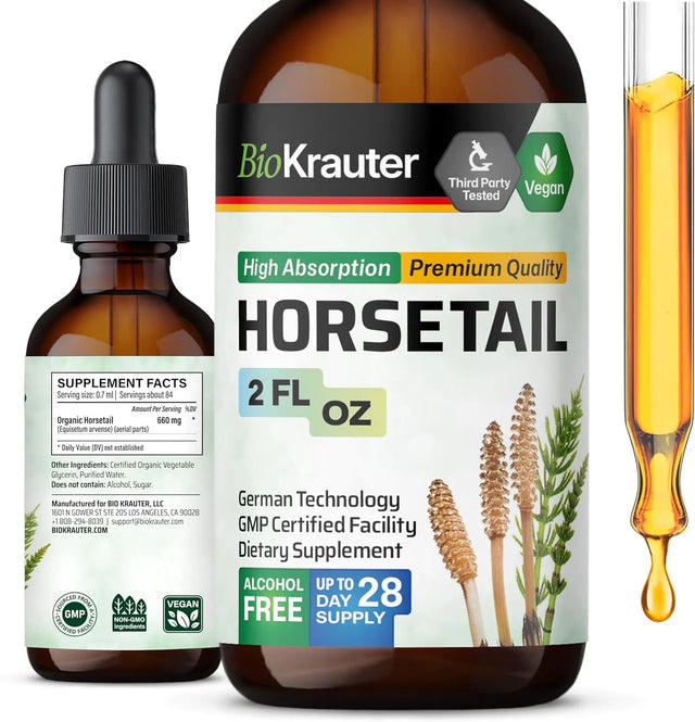 BIOKRAUTER - BIO KRAUTER Horsetail Tincture 2 Fl.Oz. - The Red Vitamin MX - Suplementos Alimenticios - {{ shop.shopifyCountryName }}