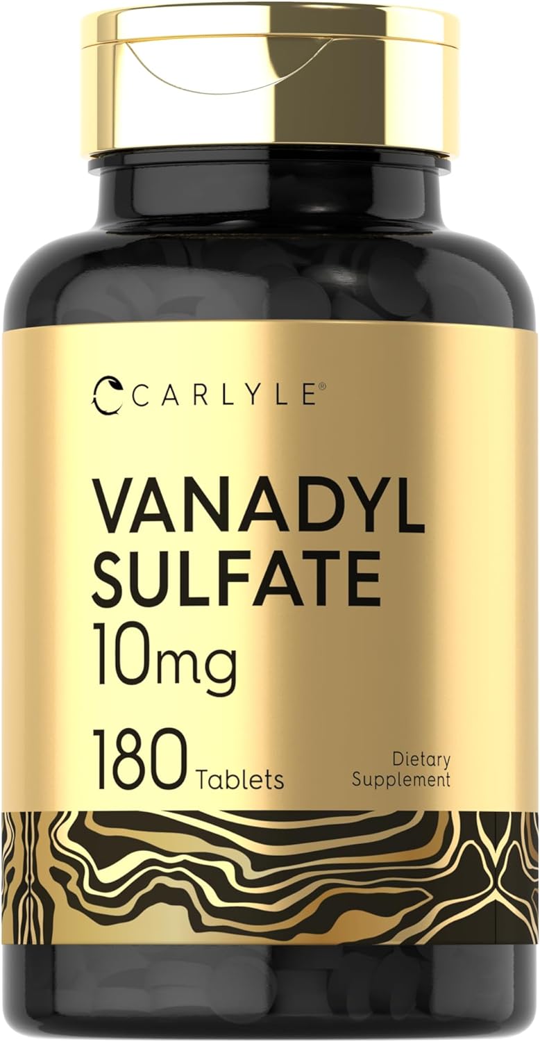 Carlyle Vanadyl Sulfate 10Mg. 180 Tabletas