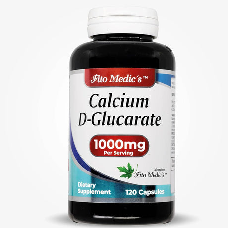 FITO MEDIC´S - FITO MEDIC'S Calcium d-glucarate 1000Mg. 120 Capsulas - The Red Vitamin MX - Suplementos Alimenticios - {{ shop.shopifyCountryName }}