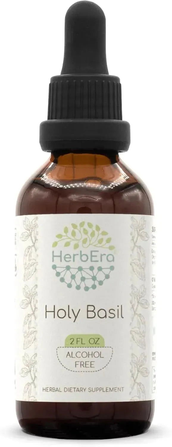 HERBERA - HerbEra Holy Basil B60 Alcohol-Free Herbal Extract Tincture 2 Fl.Oz. - The Red Vitamin MX - Suplementos Alimenticios - {{ shop.shopifyCountryName }}