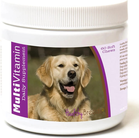 HEALTHY BREEDS - Healthy Breeds Golden Retriever Multi-Vitamin Soft Chews 60 Masticables - The Red Vitamin MX - Multivitamínicos Para Perros - {{ shop.shopifyCountryName }}