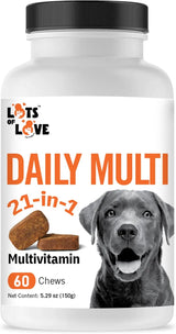 LOTS OF LOVE - LOTS OF LOVE Dog Multivitamin Chewable 60 Masticables - The Red Vitamin MX - Multivitamínicos Para Perros - {{ shop.shopifyCountryName }}