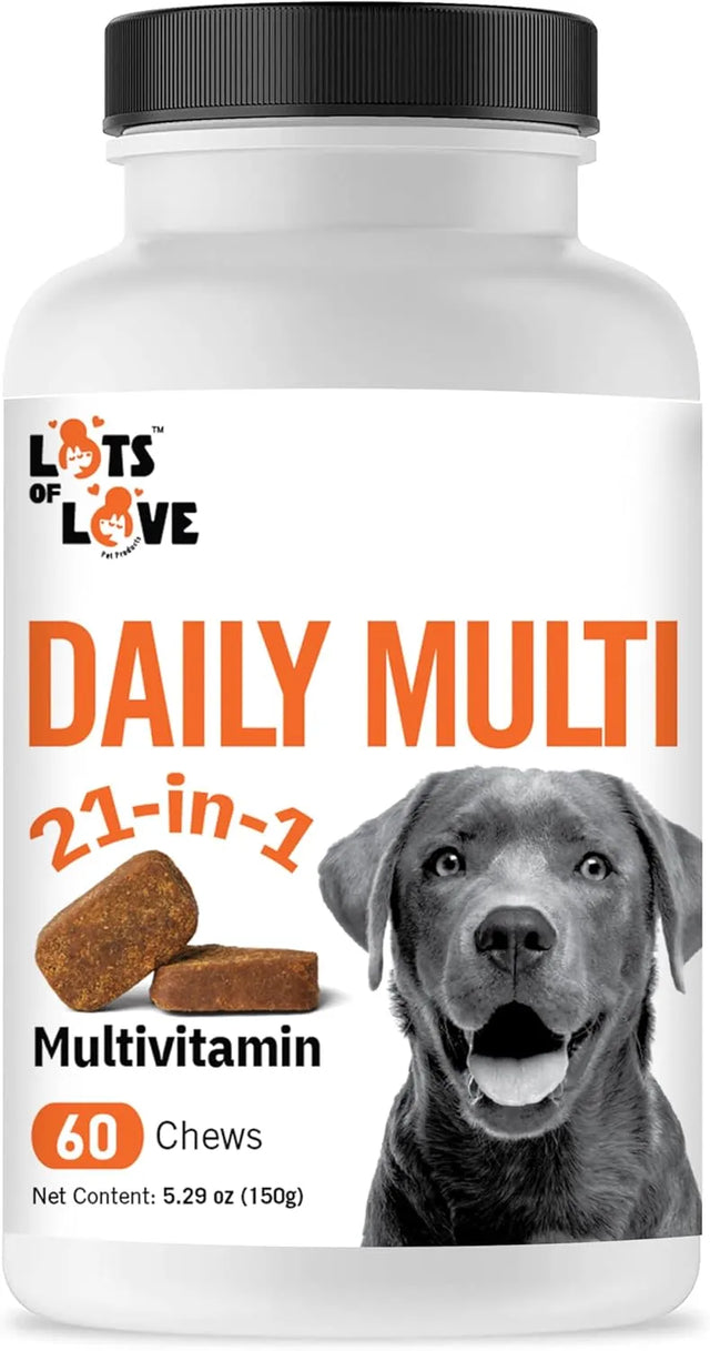 LOTS OF LOVE - LOTS OF LOVE Dog Multivitamin Chewable 60 Masticables - The Red Vitamin MX - Multivitamínicos Para Perros - {{ shop.shopifyCountryName }}