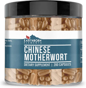 EARTHBORN ELEMENTS - Earthborn Elements Chinese Motherwort 200 Capsulas - The Red Vitamin MX - Suplementos Alimenticios - {{ shop.shopifyCountryName }}