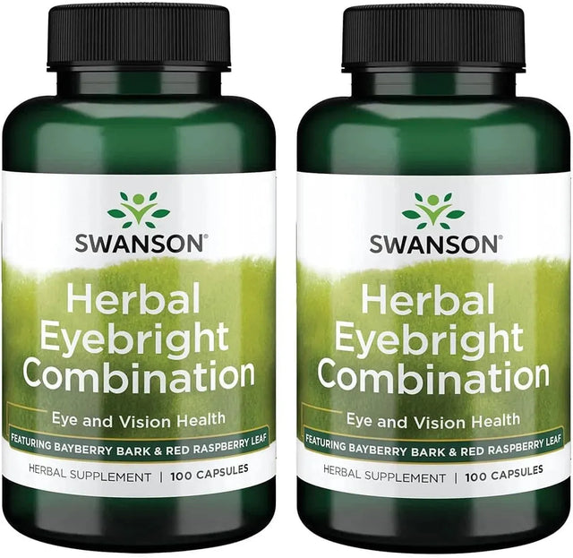 SWANSON - Swanson Herbal Eyebright Combination 100 Capsulas 2 Pack - The Red Vitamin MX - Suplementos Alimenticios - {{ shop.shopifyCountryName }}