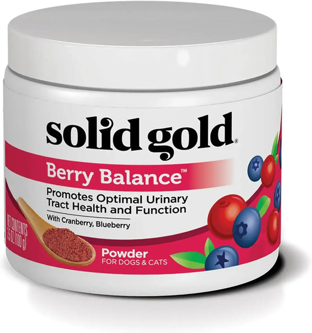 SOLID GOLD - Solid Gold Cat & Dog Vitamins for UTI 100Gr. - The Red Vitamin MX - Salud De Tracto Urinario Para Perros - {{ shop.shopifyCountryName }}