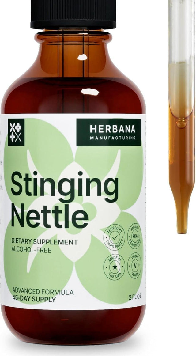 HERBANA - HERBANA Stinging Nettle Leaf and Root 2 Fl.Oz. - The Red Vitamin MX - Suplementos Alimenticios - {{ shop.shopifyCountryName }}