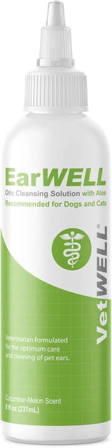 VETWELL - VetWELL Ear Cleaner for Dogs and Cats Cucumber Melon 8 Fl.Oz. - The Red Vitamin MX - Cuidado Del Oído De Perros - {{ shop.shopifyCountryName }}