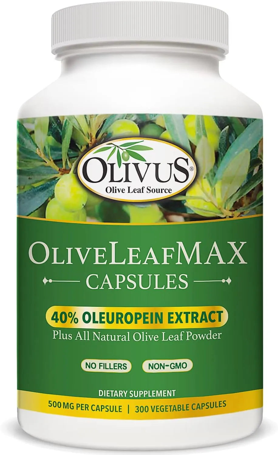 OLIVUS - Olivus OliveLeafMAX Olive Leaf Extract 500Mg. 300 Capsulas - The Red Vitamin MX - Suplementos Alimenticios - {{ shop.shopifyCountryName }}