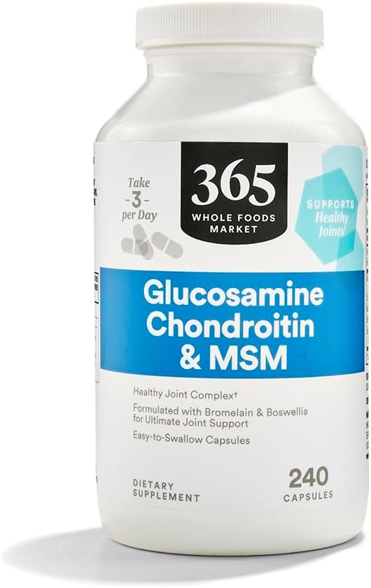 365 by Whole Foods Market Glucosamine Chondroitin And MSM 240 Capsulas